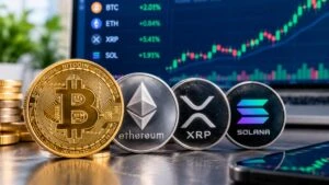 Criptomonedas suben mientras Bitcoin supera los 78 mil dólares en el mercado global