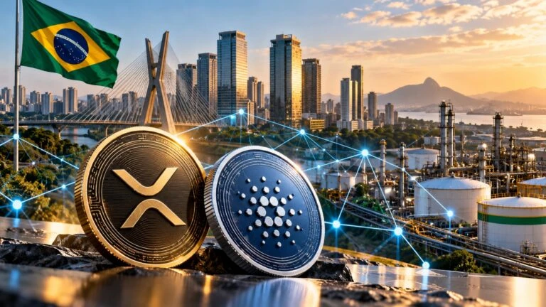 Blockchain en Brasil avanza con proyectos de Ripple y Cardano para finanzas y trazabilidad energética.