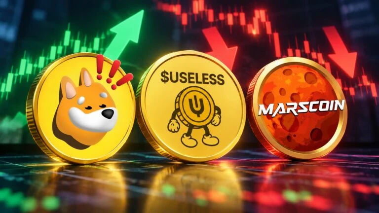 Meme coins BONK, USELESS y MARSCOIN muestran alta volatilidad