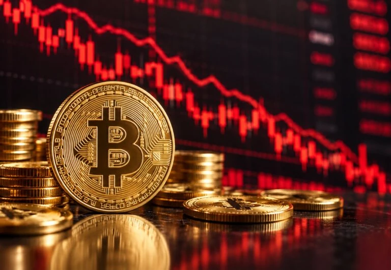 Bitcoin registra una caída de precio ante el aumento de las tasas de interés y la presión sobre el mercado de criptomonedas.