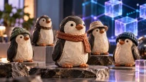Cold Storage NFT reúne pingüinos de arcilla en Solana dentro de una colección digital basada en blockchain
