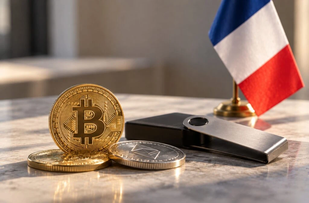Criptomonedas en Francia ante una propuesta de declaración fiscal para monederos digitales de autocustodia.